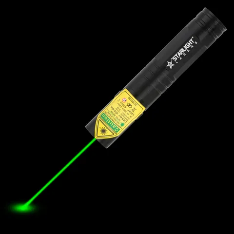Groene laserpen G2 Pro met zichtbare laserstraal in het donker