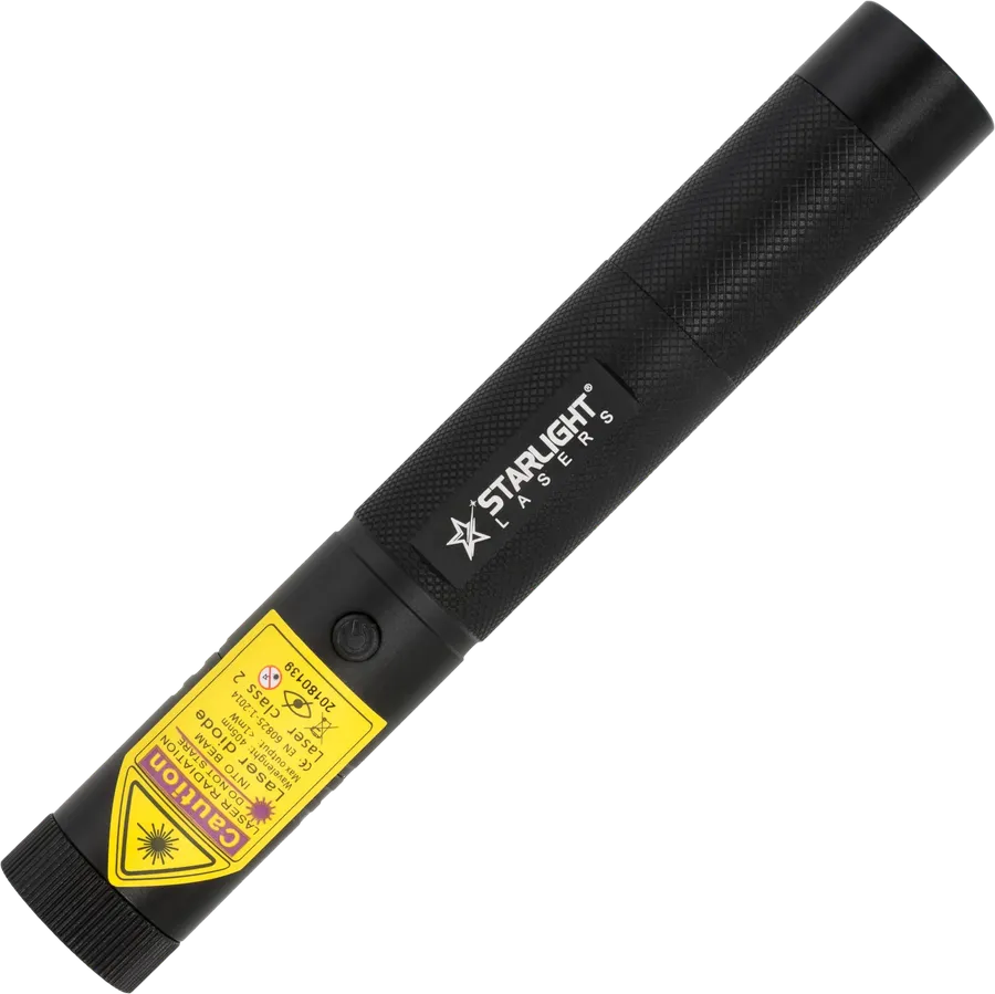 Starlight Lasers V1 Pro violette laserpen met aluminium behuizing